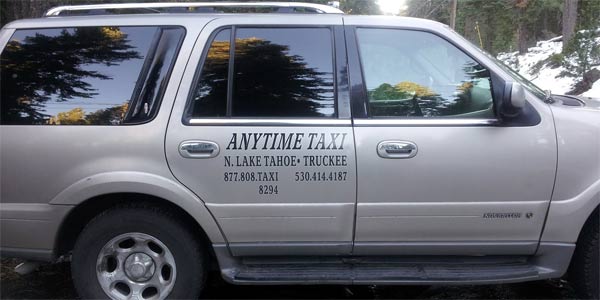 Anytime Taxi Lake Tahoe CA