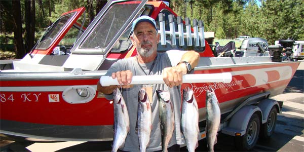 Salmon Striper Fishing Lake Tahoe California