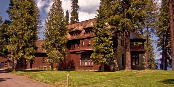 The historic Ehrman Mansion Sugar Pine Point State Park California