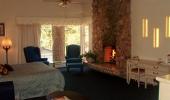 Lake Tahoe Ambassador Lodge Hotel Guest Room with Fireplace