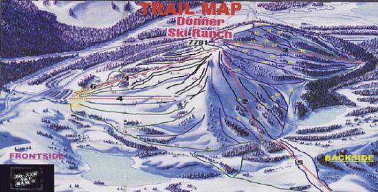 Donner Ski Ranch Trail Map