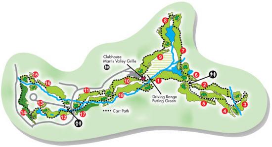 Northstar California Golf Course Map