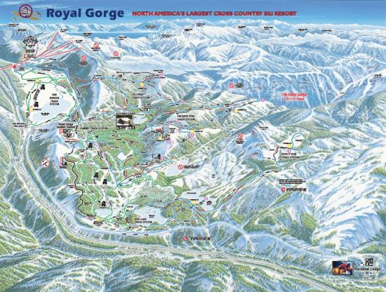 Royal Gorge Cross Country Ski Resort Trail Map